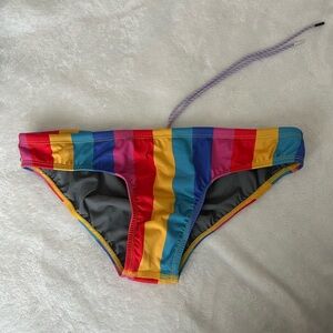 Jolyn “Andy” Bikini Bottoms in multicolor, size large - new and never worn